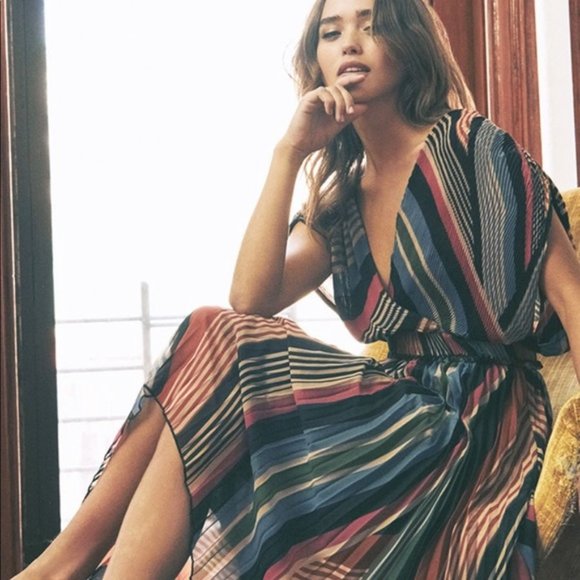 SaylorLea Pleated Maxi Dress REVOLVE